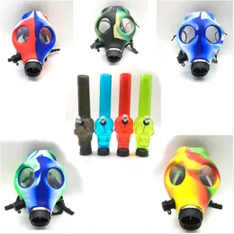 Smoke Shop Bang Creative Mask Acrylic Pipe Gas Mask Akrylrörrör