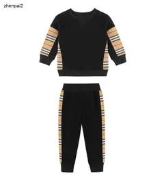 Luxe baby trainingspakken jongens meisjes gestreepte kledingsets kinderen casual sport trainingspakken katoen kinderen sportkleding trui + broek