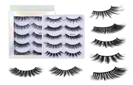 510 Pairs 25 mm 3d Mink Eyelashes Bulk Faux with Custom Box Wispy Natural Whole Fake Eyelash Extension maquiagem4923152