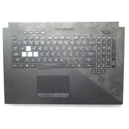 Laptop PalmrestKeyboard för ASUS GL704GM-1A Nytt svart omslag med bakgrundsbelyst med pekplattan tangentbord Ti Thai 90NR00N1-R30220 V170162