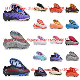 Mens boys women Soccer Shoes Mercurial FG Outdoor Scarpe Calcio Firm Ground Botas De Futbol size 35-45EUR