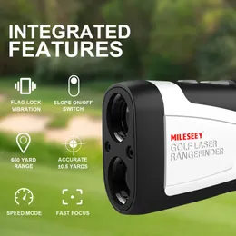 Other Golf Products MILESEEY Rangefinder 600M Laser Range finder Professional Distance Meter with Slope Switch Necessary Supplies 231024