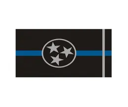 State Flag Thin Blue Line Flag 3x5 FT Police Banner 90x150cm Festival Gift 100D Polyester Indoor Outdoor Printed Flag4541375