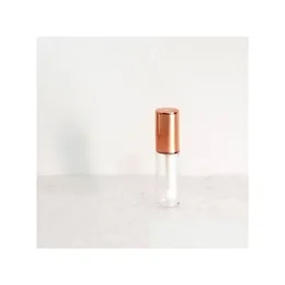 Bottiglie di imballaggio Tubi di plastica trasparente per lucidalabbra all'ingrosso 1.2Ml Bottiglie di imballaggio Tubo per labbra Rossetto Mini contenitore cosmetico campione Dhl0S