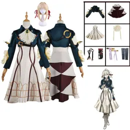 Cosplay Anime Violet Evergarden Cosplay Costume High Quality Princess Maid Dress Halloween Carnival Prom Skirt för Womancosplay