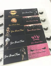 Mink Eyelashes Vendor Lash Logo for Private Sticker Label Used for Mink Lashes Natural 3D Mink Eyelashes False Lashes7271727