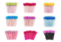 Faux cils 450 pièces brosses à cils à sourcils jetables peigne Spoolies baguettes de cils maquillage Mascara pour extensions 9159970