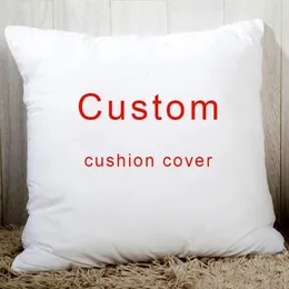 Pillow Case Custom case Personalized cozy pillowcase Printed Your Design picture text home decorative pillows Household Gifts 45x45cm 231025