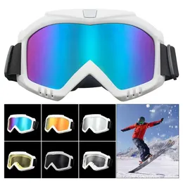 Gogle narciarskie szklanki narciarskie sporty na świeżym powietrzu wiatrakowe dzieci okulary moto rowerowe okularowe okulary przeciwsłoneczne 231024