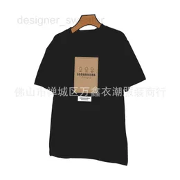 Мужские футболки, дизайнерская этикетка, наклейка, наклейка с коротким рукавом, унисекс, свободная хлопковая универсальная футболка с круглым вырезом V2Z2