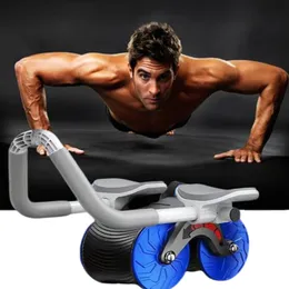 Bancos para abdominais, rolos abdominais, equipamento de treinamento muscular abdominal com função de rebote automático, treino de núcleo muscular abdominal para homens e mulheres 231025