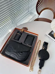 2023 heiß verkaufende Luxus-Designer-Tasche Umhängetaschen Designer-Handtasche Handtaschen Telefon dreiteilige Taschen M 56461