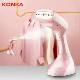 حديقة منزلية أخرى Konka Handheld Garment Steamer Pink Clooting للملابس 250 مل سفر محمولة 15S Fastheat النسيج البخار 231025