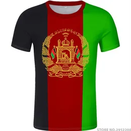 Afghansk manlig ungdom t-shirt Anpassad namn nummer AFG Slam Afghanistan Arab T-shirt Persian Pashto Islamic Print Text PO Flag A226J