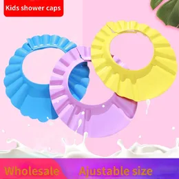 Shower Caps 10 PCS Children's Ears To Prevent Water From Entering The Shampoo Hat Ear Protection Baby Shower Caps 231024