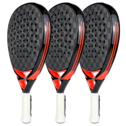 Racchette da tennis AMASPORT Racchetta da tennis Racchetta da paddle in carbonio 18K Superficie ruvida 3D EVA morbida di alta qualità 38mm Raqueta Padel 231025