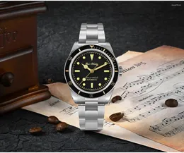 Armbandsur San Martin Retro 38mm 6200 Diver Top Men's Mechanical Watch NH35 Sapphire Glass Automatic 20Bar Relojes