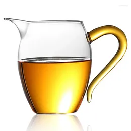 Copos de vinho 2023 Bule de chá de vidro e filtro Conjunto chinês Acessórios Mar 350ml Café Leite Frost Cup