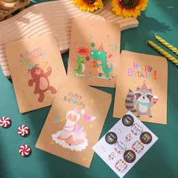 Decorazioni natalizie 24 pezzi Grazie Sacchetti di carta Kraft Custodia regalo per animali per matrimonio Baby shower Bomboniere per feste di compleanno Biscotti