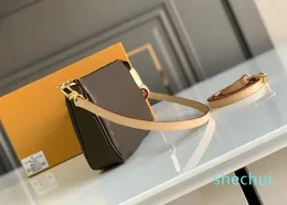 Borsa da donna di design Borsa a mano classica di lusso di moda Codice data originale Nuova borsa a fiori vecchia scozzese Portafogli con pochette calda per donna