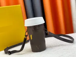 Tasarımcı çanta kahve fincanı seti çanta moda mektup fincan kova çanta cep telefonu çantası gündelik çanta