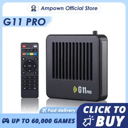 Игровые контроллеры Джойстики Игровая приставка Ampown G11 Pro Ретро-игровая консоль 256G Встроено 60 000 ретро-игр Беспроводной контроллер со сверхмалой задержкой Выход 4K 231024