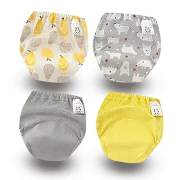 Pannolini di stoffa Pannolini per adulti Pannolini 4 pezzi Pantaloni per bambini in cotone per vasino Pantaloni per neonati impermeabili Biancheria intima riutilizzabile in tessuto 231024