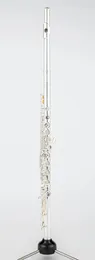 Top Japan Sankyo 601 Flute Professional Cupronickel Otwarcie C Klucz 17 otworzy Silver Sild Muzyczne instrumenty z obudową