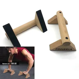 Panche per addominali ZJFIT Mini barre per push up barre parallele in legno con base antiscivolo Attrezzatura per allenamento a casa 231025