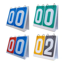 Balls Multi Sports Scoreboard 2 Digit Durable Flip Score Board Counter for Games Basketball Volleyball Soccer Badminton 231024