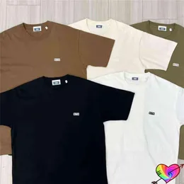 T-shirt da uomo Five Colors Small Kith Tee 2022ss Maglietta estiva da donna Tintura di alta qualità Top Box Fit corto