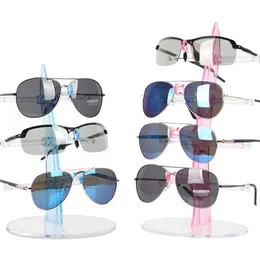 Jewelry Stand 3 5Layer Acrylic Sunglass Display Rack Shelf Glalsses Storage Eyeglasses Show Holder Glasses Showcases 231025