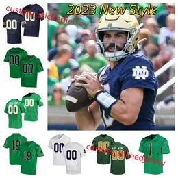 Gabriel Rubio ND Football Jersey Jayson Ademilola Josh Lugg Billy Schrauth Junior Tuihalamaka Michael Carmody Aiden Gobaira Notre Dame Fighting Irish Jerseys