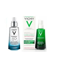 Vichy Mineral 89 Vichy Normaderm Daily Skin Booster Face Moisturizer 1.69 Oz 50ml