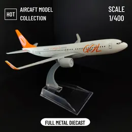 Aircraft Modle Scale 1 400 Metal Plane Model Miniature Brazil GOL B737 Aircraft Aviation Replica Diecast Airplane Collection Kids Toy for Boy 231025