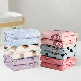 Cobertor engrossado dos desenhos animados atacado bebê flanela cochilo cobertor lençol presente pequeno cobertor 150*180mm