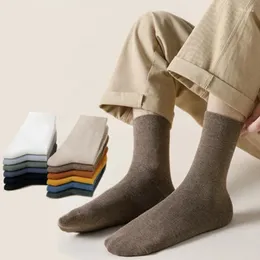 Damensocken Basic Simple Mid-Cut 98 % Baumwolle bequem in zehn Uni-Farben VERLENA Frühling Sommer Korea-Stil gerippter Bund 2023