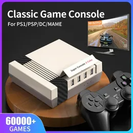 Controller di gioco Joystick KINHANK Super Console X Cube Console per videogiochi retrò Supporto 60000 giochi per PS1/PSP/DC/MAME/Arcade Uscita HD Regalo per bambini 231025