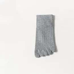 Mens Socks Five Finger Ankle Sport Bomullsmän