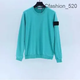 Stones Island Designers Stones Hoodie Clássico Crachá Manga Longa Camisa Homens e Mulheres Casais de Alta Qualidade Solto Simples Algodão Versátil Top Jumper YL49