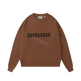 2023Designer Mens SWEATER LISTET KRÓTKI KRÓTKI SWEAT KOMENTNIKÓW DŁUGO SWATER ZUPINNY Zimowy pullover męs