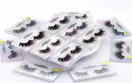 25mm Fuax Mink Lashes 5D Natural Look Walseまつげドラマチックな長いwispiesふわふわのまつげフルストリップフェイクラッシュエクステンションMak5492705