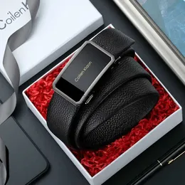 Belts Men Luxury Brand Genuine Leather Automatic Belt High Quality Designer s Business Trousers Male YQ231026