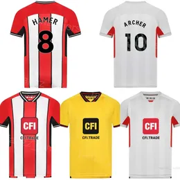 2023 2024 Club Team Sheffield 8 HAMER Soccer Jerseys United 10 ARCHER 20 BOGLE 15 AHMEDHODZIC 19 ROBINSON 21 VINICIUS 6 BASHAM 12 EGAN 16 NORWOOD Football Shirt Kits