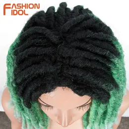 Green dreads wig hot sale