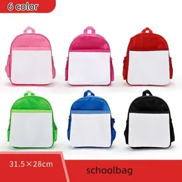 Sublimation Backpack Kindergarten Kid Toddler School Backpacks for Girls Boys Adjustable Strap Design Schoolbag Wholesale B1026