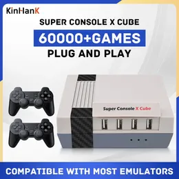 Game Controllers Joysticks Retro Super Console X Cube Video Game Console with 60000 Games 63 Emulator S905 Chip for DC/MAME/ 4K HD Arcade Series 231025