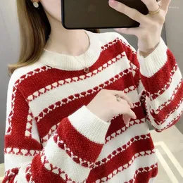 SWEATER SWEATER KOBIETA 2023 Jesienna/Zima Renderowa Renderowa Ubranie z długim rękawem LXJ22267