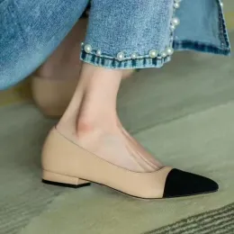 باريس العلامات التجارية الفاخرة Chanelly High Heels Fashion Gress Shoes Leather Leather Open Op Op On Slingbacks Slgingbacks Sandals Ballet Plat Designer Designer Designer