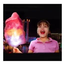 Светодиодные палочки Led Cotton Candy Glo Cones Colorf Light Stick Flash Glow для вокальных концертов Прямая доставка Игрушки Подарки Игрушки со светодиодной подсветкой Dhz0I